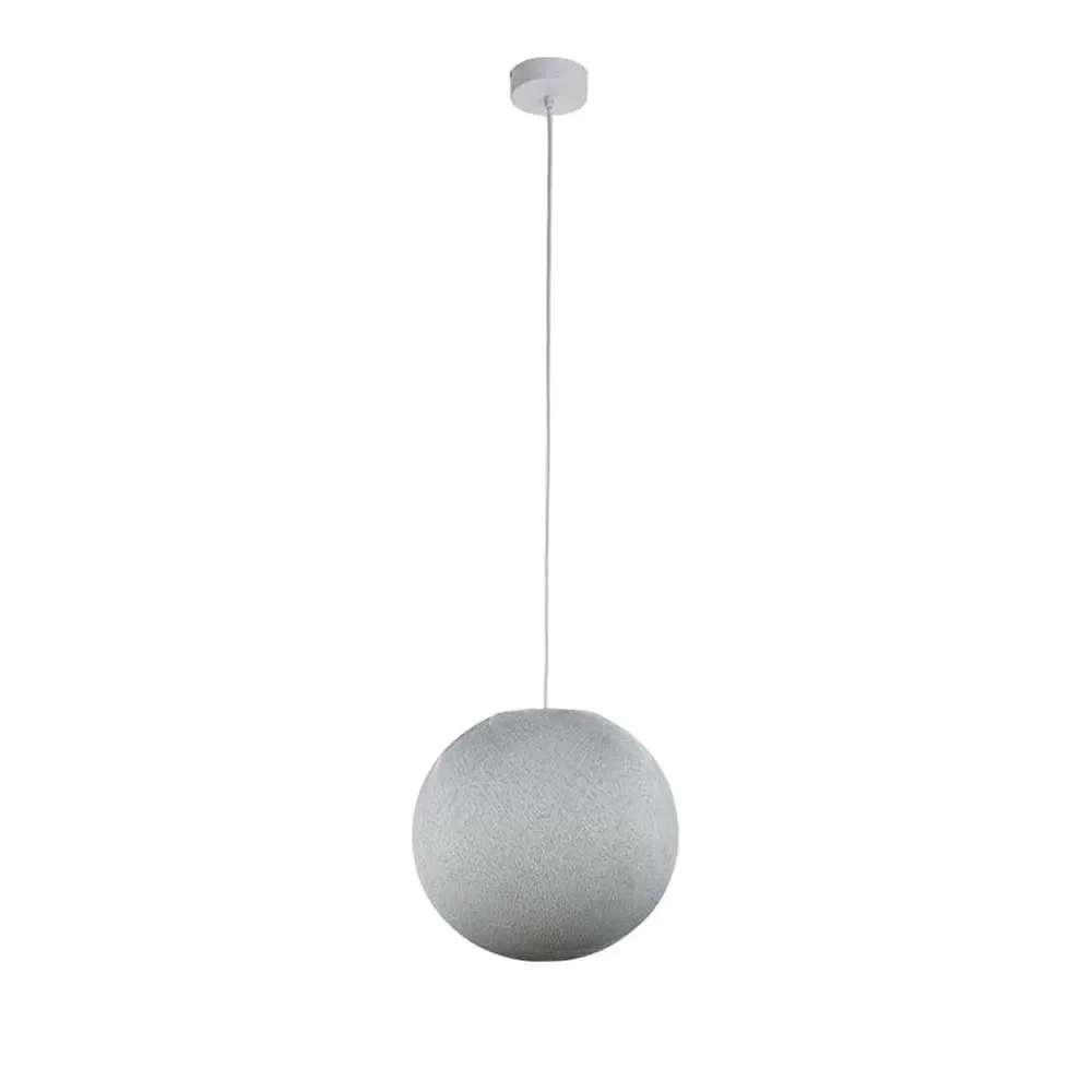 "Cousin Paul pendant lamp ball small including the frame light gray image"