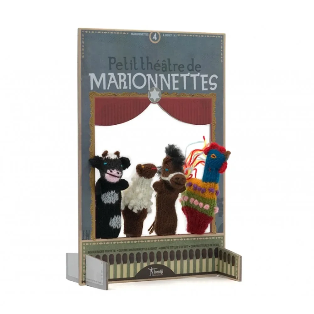 "Londji finger puppets set farm animals image"