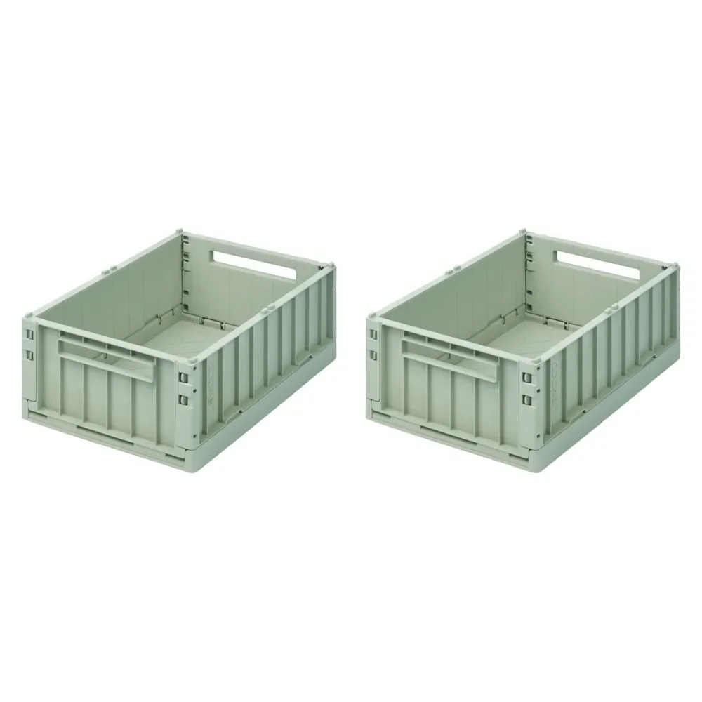 "Liewood storage box "Weston" 2er pack m peppermint image"