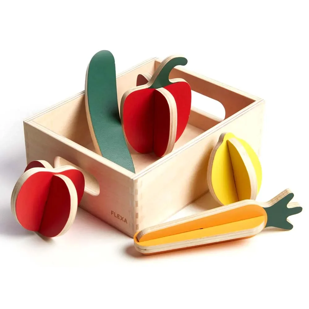 Flexa children's play -life means wood vegetables