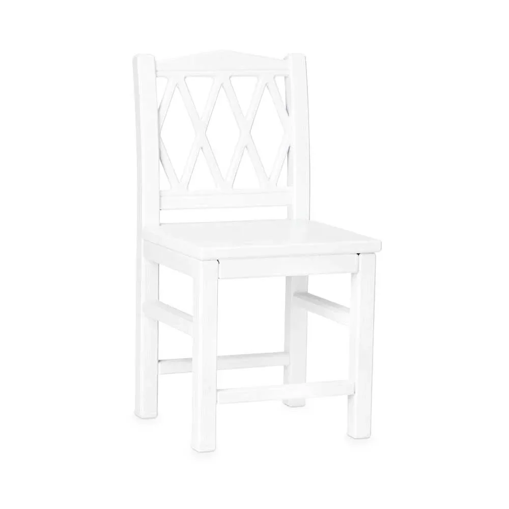"Cam cam children's chair Harlequin white image"