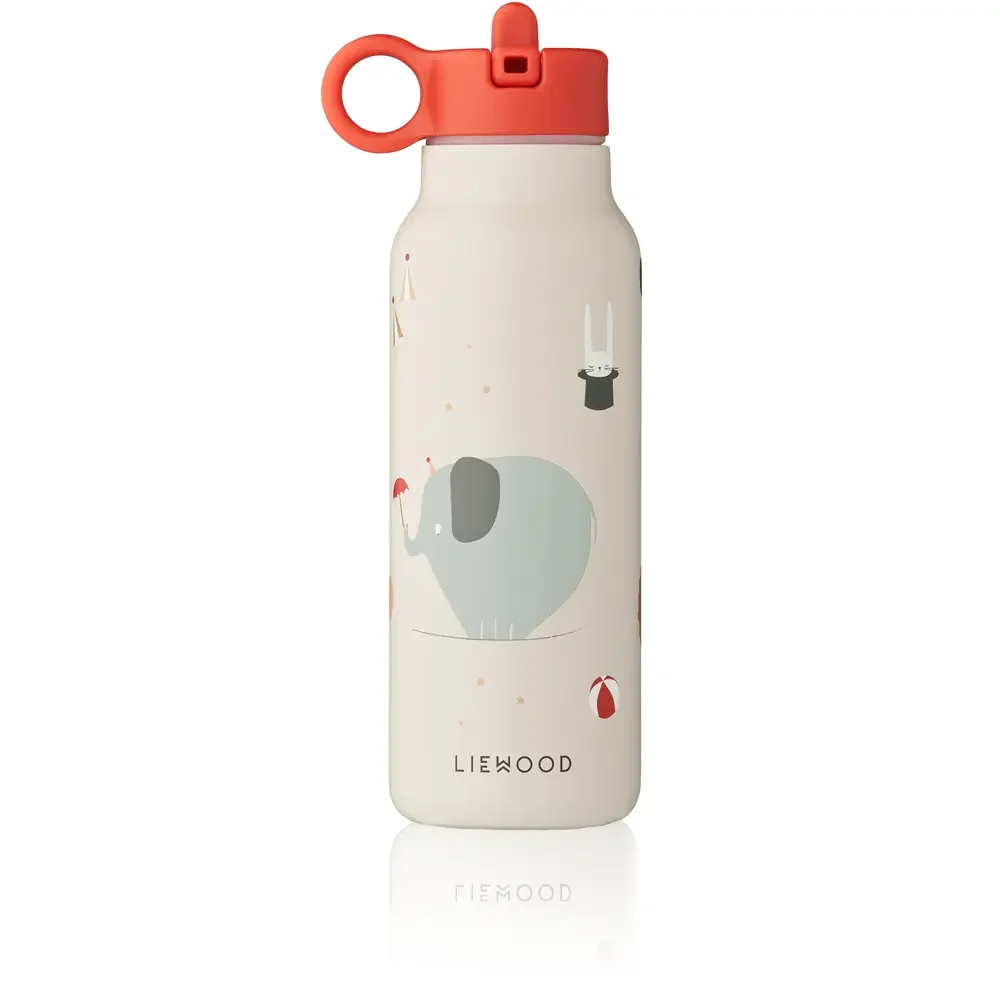 "Liewood Falk Children's Water Bottle – Circus / Sand, 350 ml image"