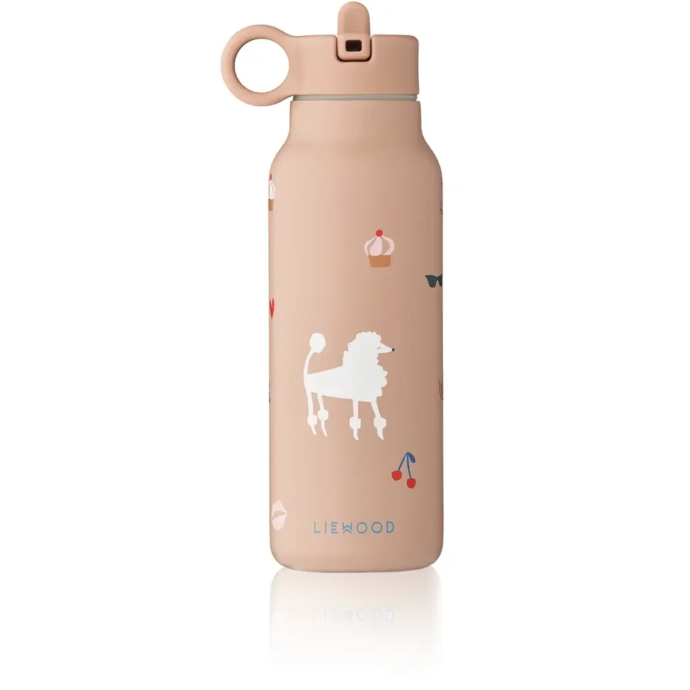 Liewood Falk children's water bottle - Paris / Pale Tuscany, 350 ml