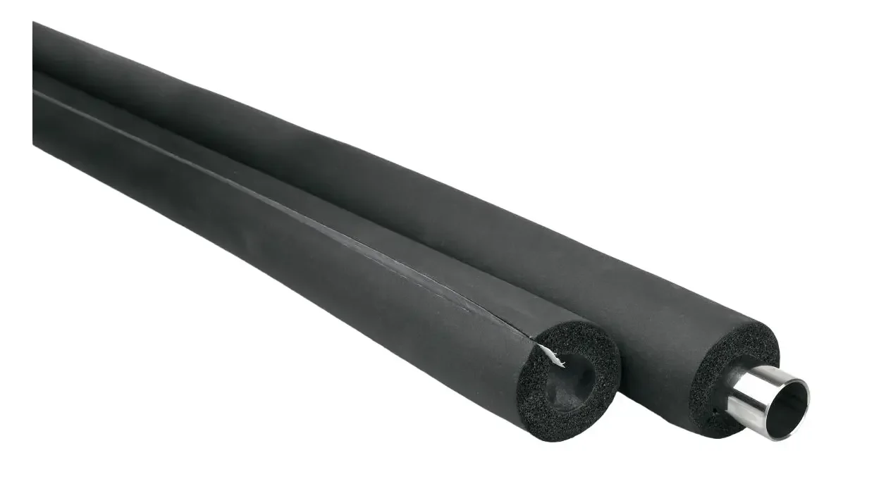 "AEROFLEX® SH XT Pipe Insulation, Pipe Lagging - 2m, Self-Adhesive, Flexible Insulation Material from Closed-Cell Foam Rubber Base, Black - 28 x 15 mm image"