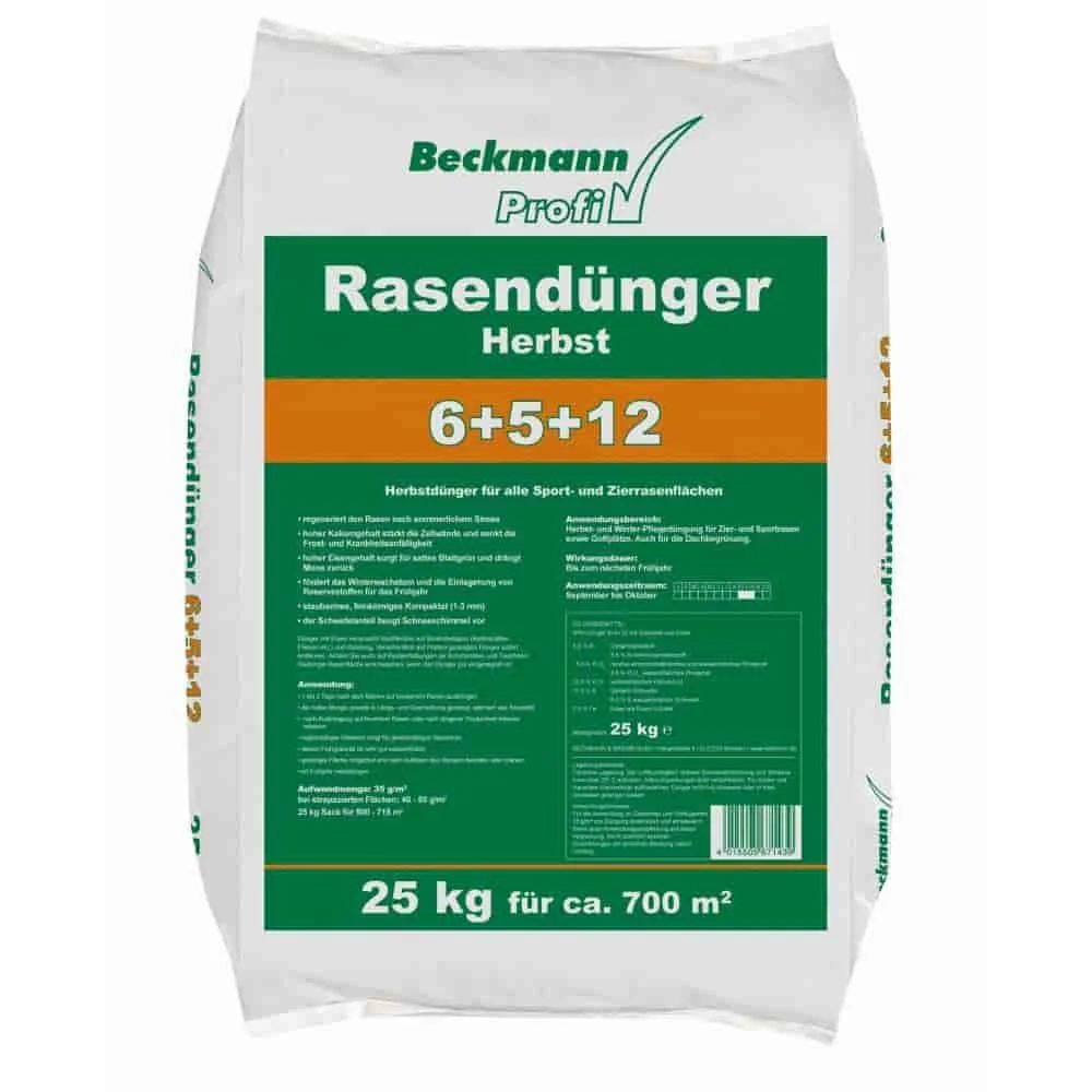 "Fall lawn fertilizer 25 kg, Autumn lawn fertilizer, NPK 6+5+12, Fertilizer for fall, for approx. 700m² image"