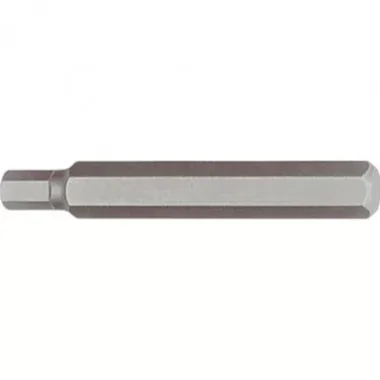 "7mm Hex Bit Socket, 3/8" Drive, 75mm Long - S2 Steel image"