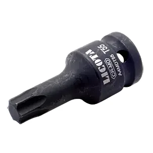 "1/2" Drive T70 hex Impact Socket, 60mm Length, Cr-Mo Steel image"