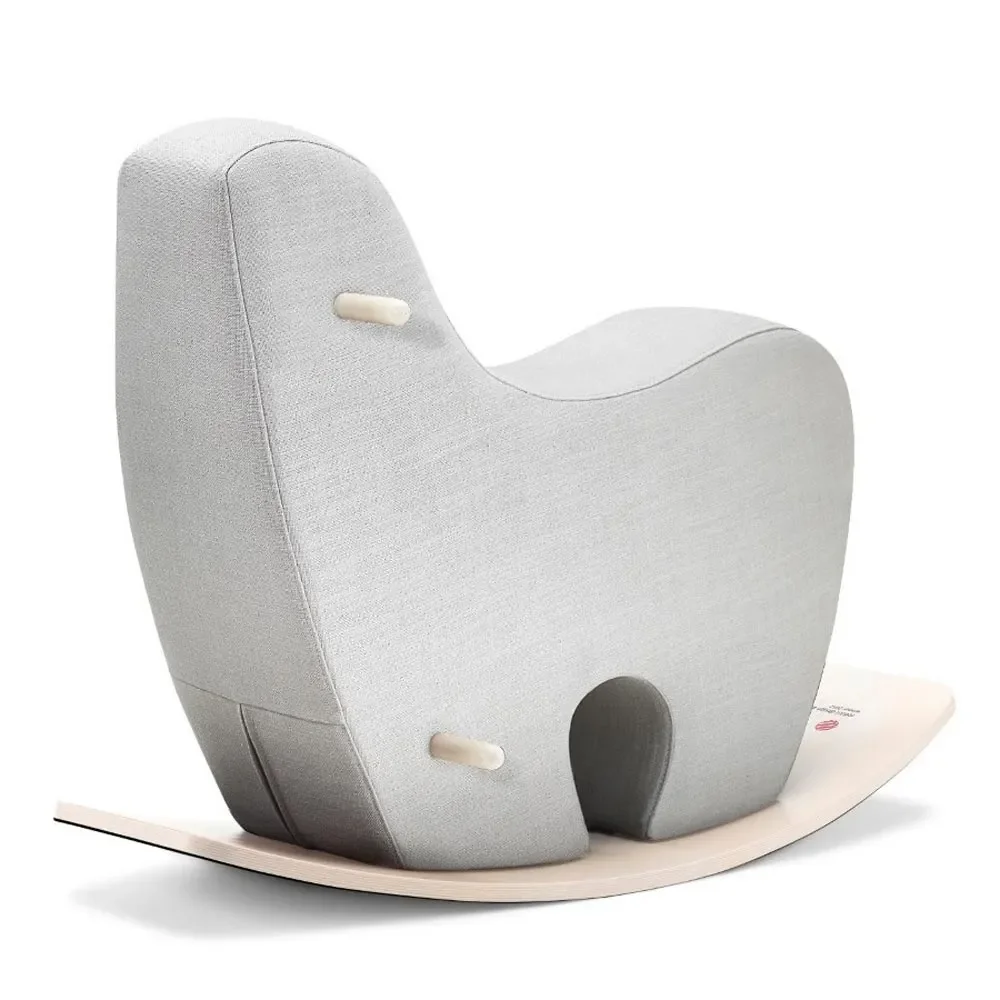 "ooh noo rocking horse gray tall image"
