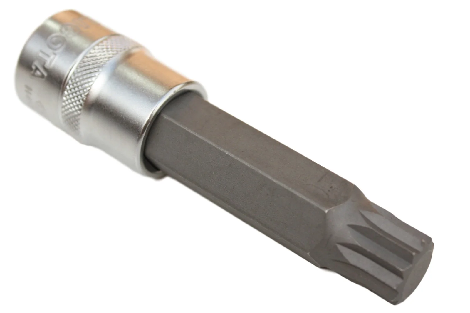 M16 Spline Bit Socket, 1/2-Inch Drive, 100mm Length, S2 Steel