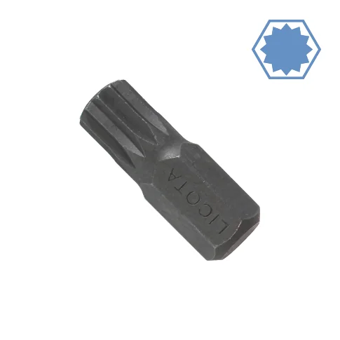 "M5 Spline Bit - 10mm Hex, S2 Steel image"