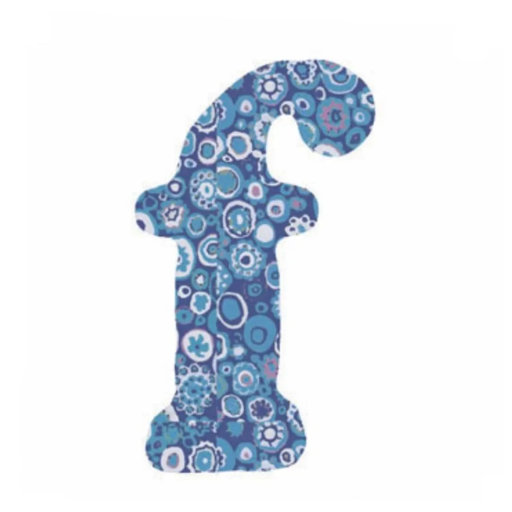 "Lilipinso sticker blue letter f image"