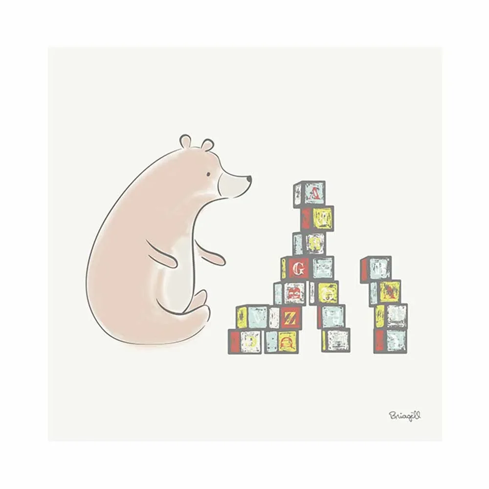 Lilipinso Bear & Blocks Picture
