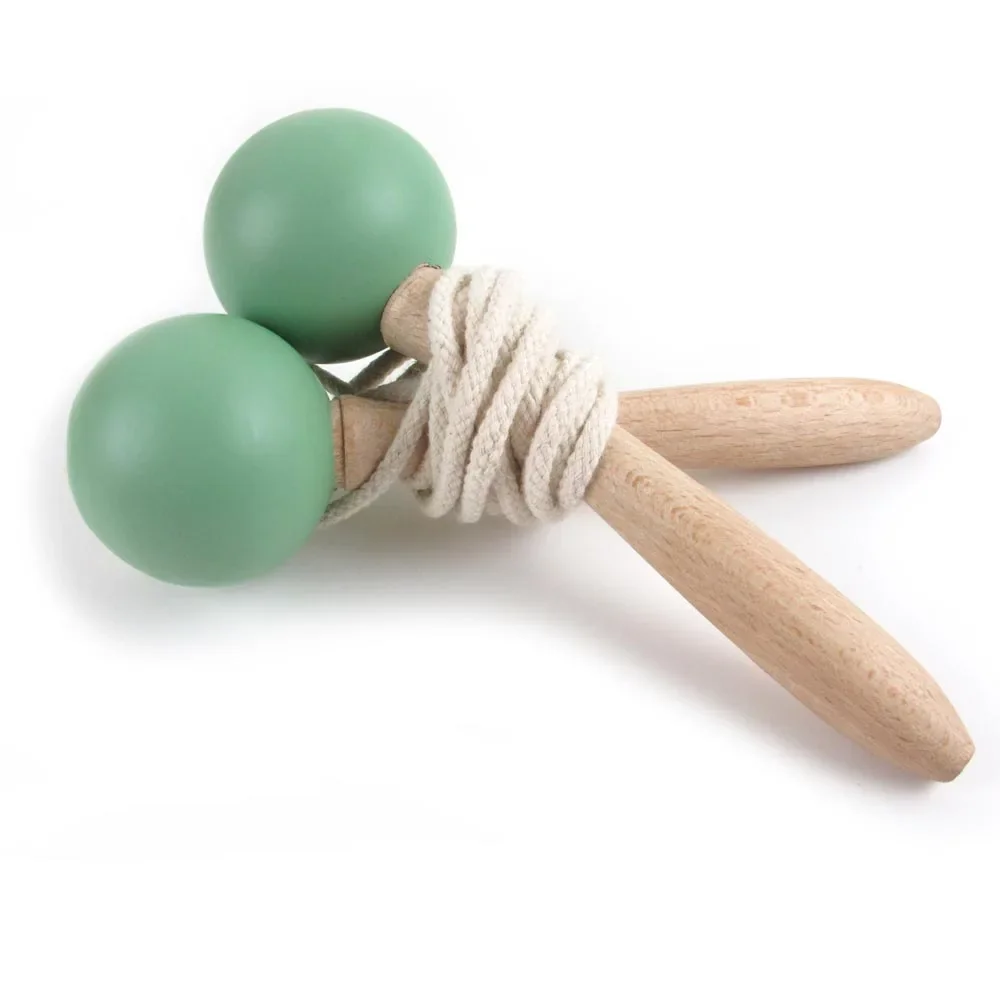 "Nobodinoz jumping rope wood green image"