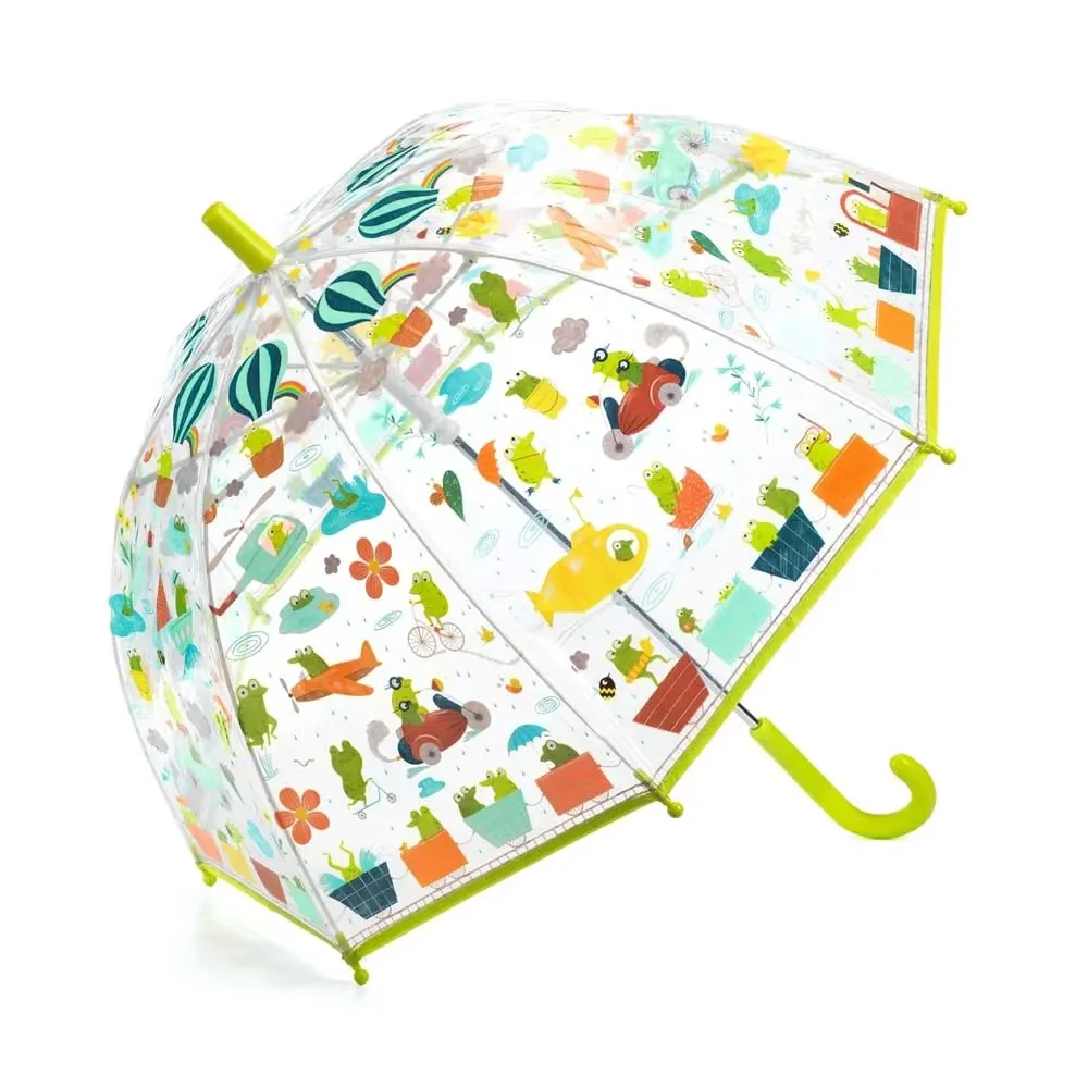 "Djeco children umbrella frogs image"
