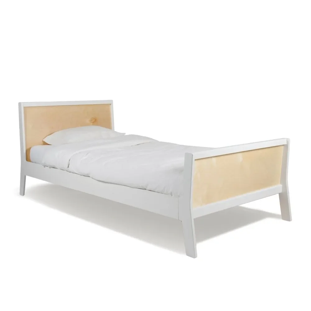 "Oeuf Cot Sparrow Birch Weiß 90 x 200 image"
