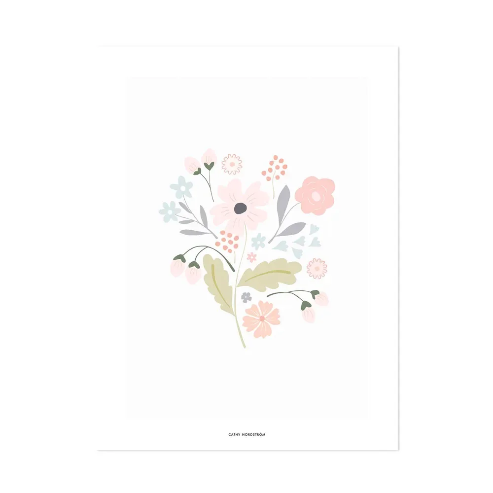 "Lilipinso poster flowers pink pastel image"