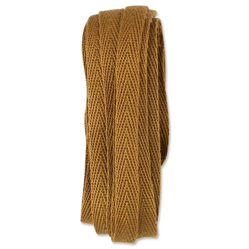 "Ava & yves gift ribbon cotton bronze image"