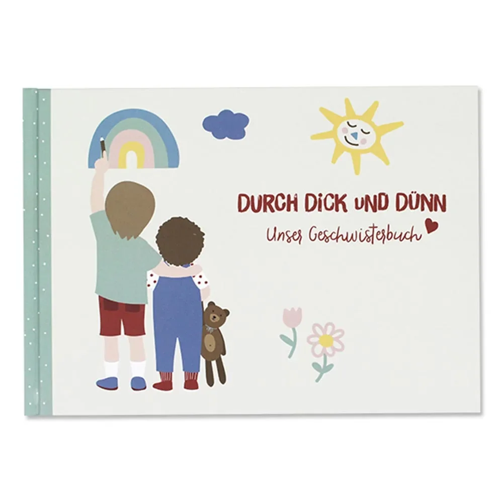 "Ava & Yves sibling book "Through Dick & thin" image"