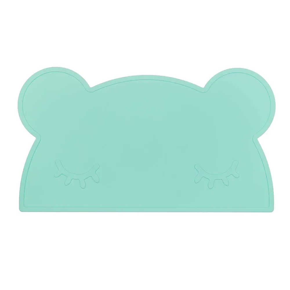 We might be tiny children table set silicone bär mint
