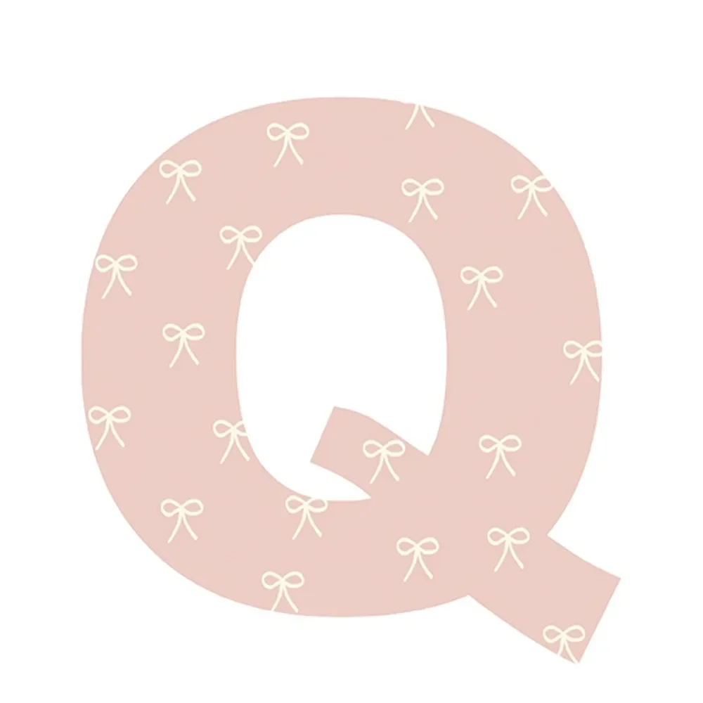 "Lilipinso sticker letter flowered q image"