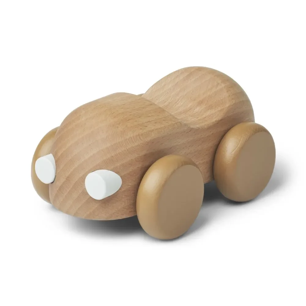 "Liewood wood car "Ilona" Golden Caramel image"
