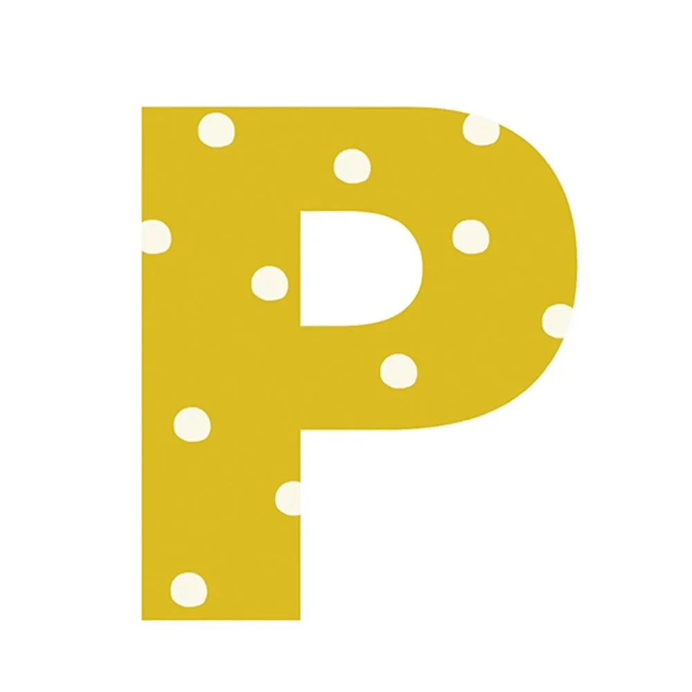 Lilipinso sticker letter dotted p
