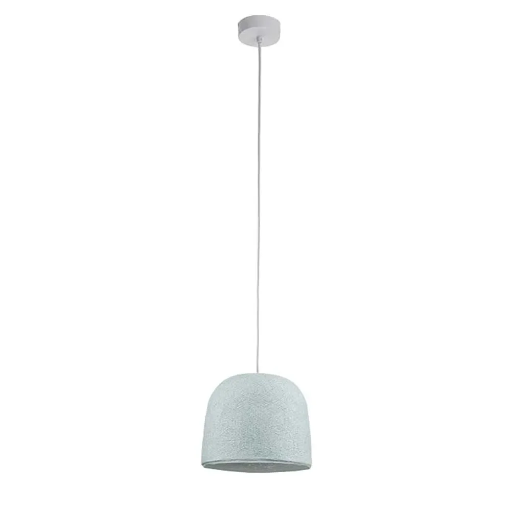 "Cousin Paul pendant lamp bell including the frame light blue image"