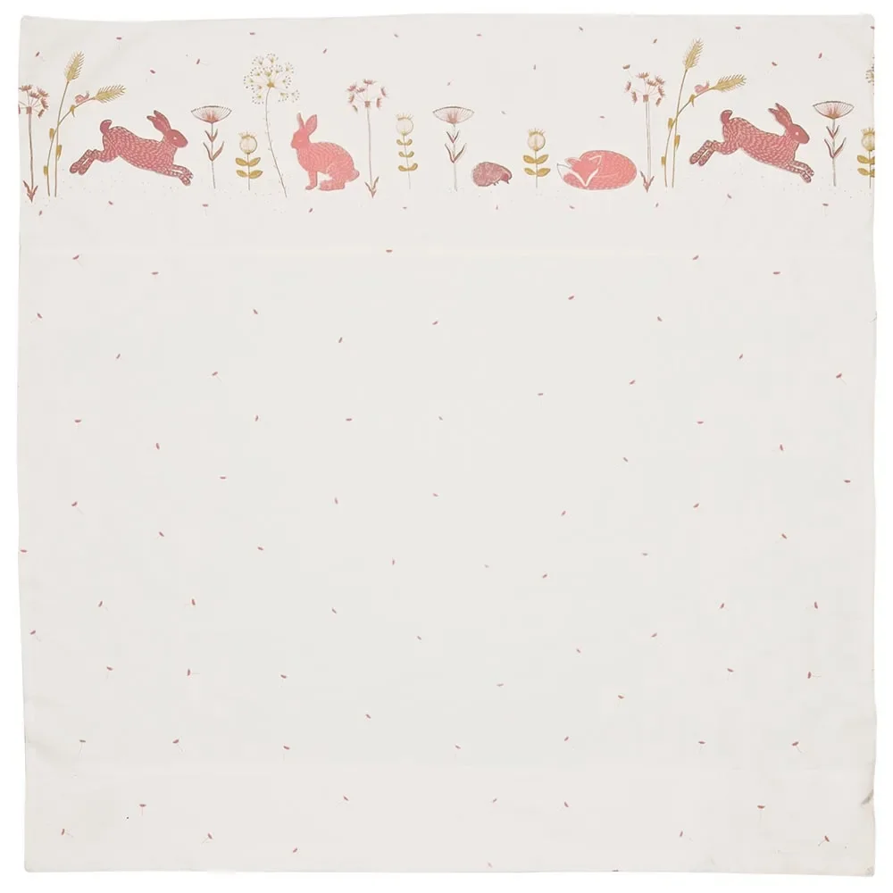 "Taftan baby bed linen "Hello World" pink beige 80 x 80 image"