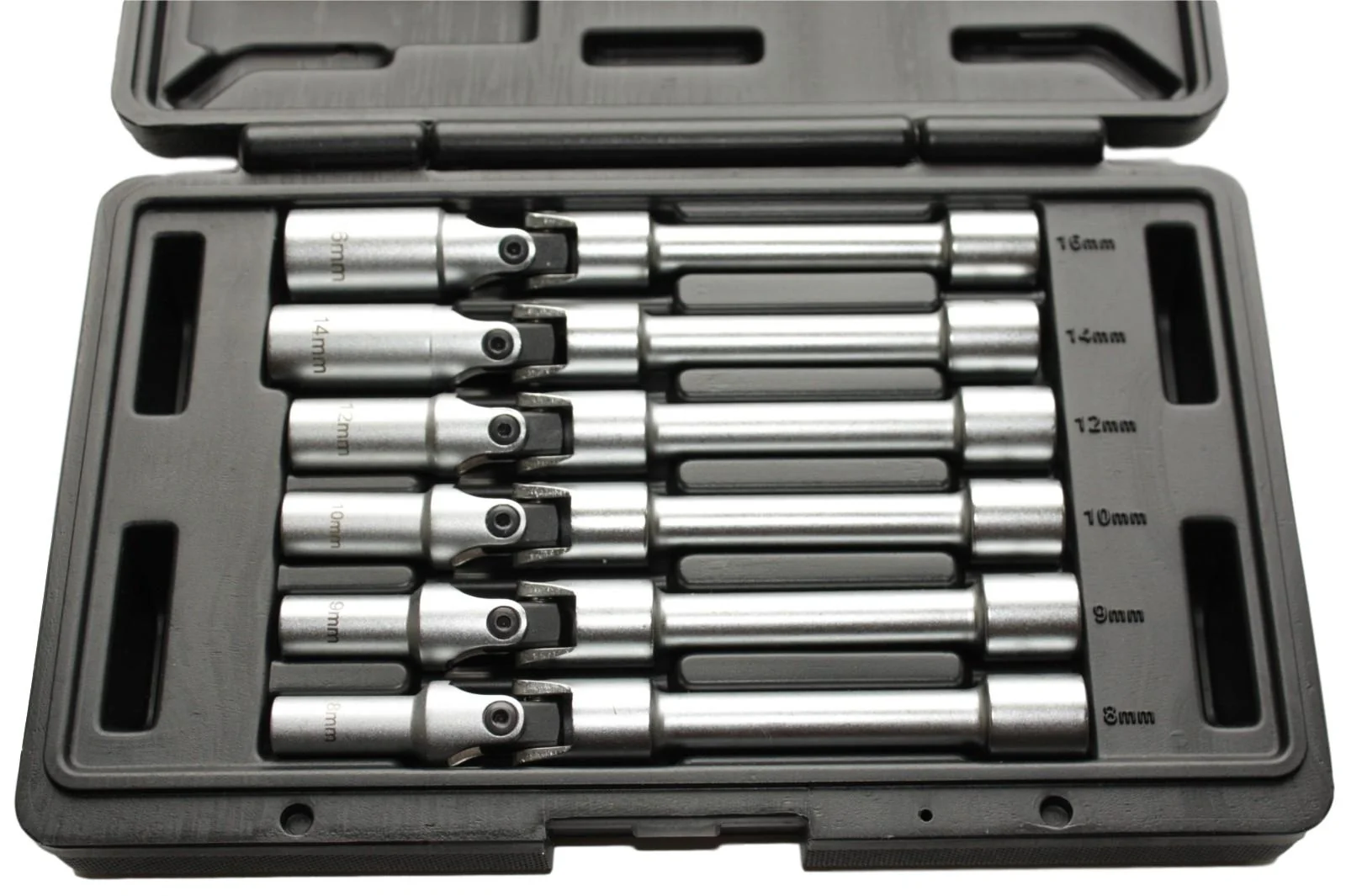 "Glow Plug Socket Set, 3/8 Inch, 8-16mm, 12pt, Wrench image"