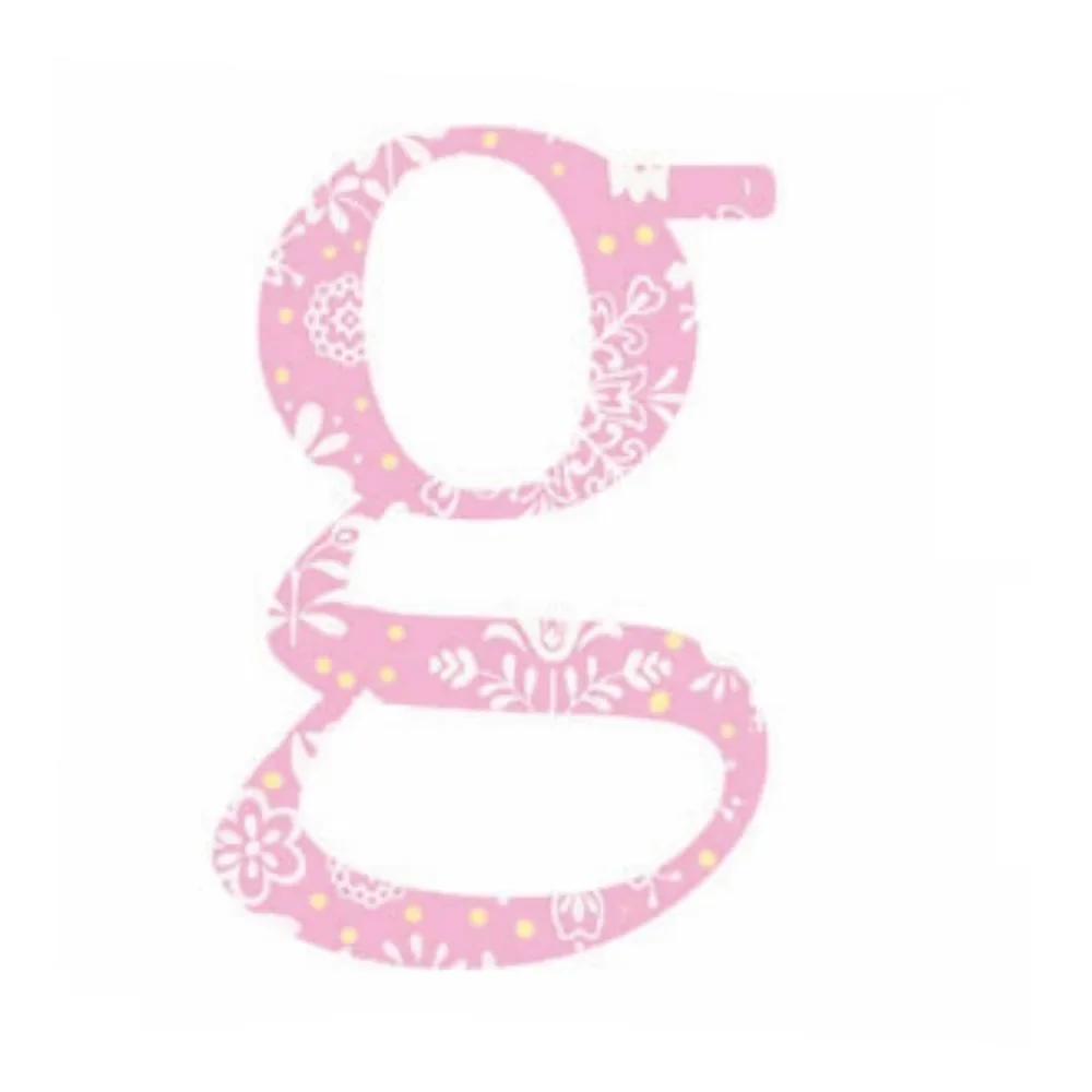 "Lilipinso sticker pink letter g image"