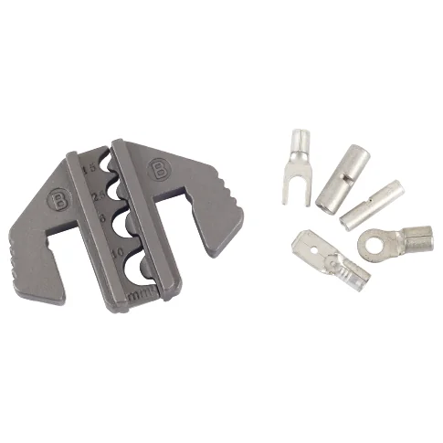 "Crimping Tool Insert for Uninsulated Wire Terminals AWG 20-8 image"
