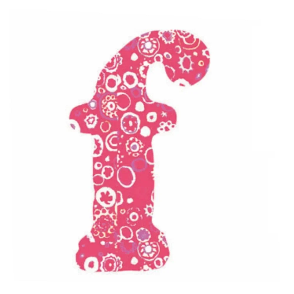 Lilipinso sticker pink letter f
