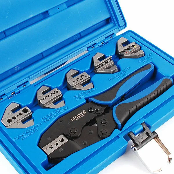 "6-in-1 Crimping Tool Kit - Wire Crimper & Cable Crimper image"