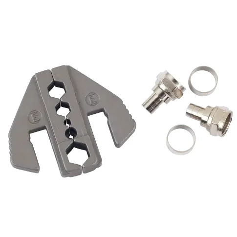 "Coaxial Cable Crimp Tool Die, RG58 RG59 RG62 RG6 Crimper Insert image"