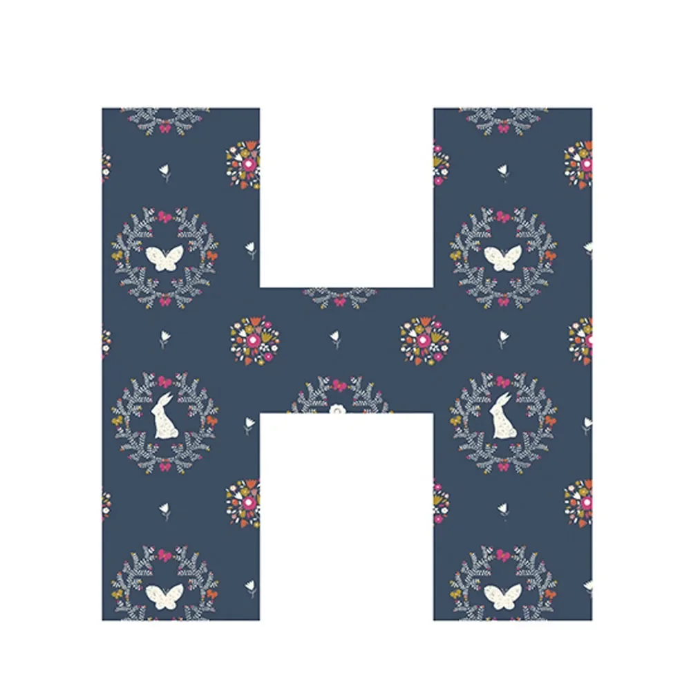 "Lilipinso sticker letter flowered h image"