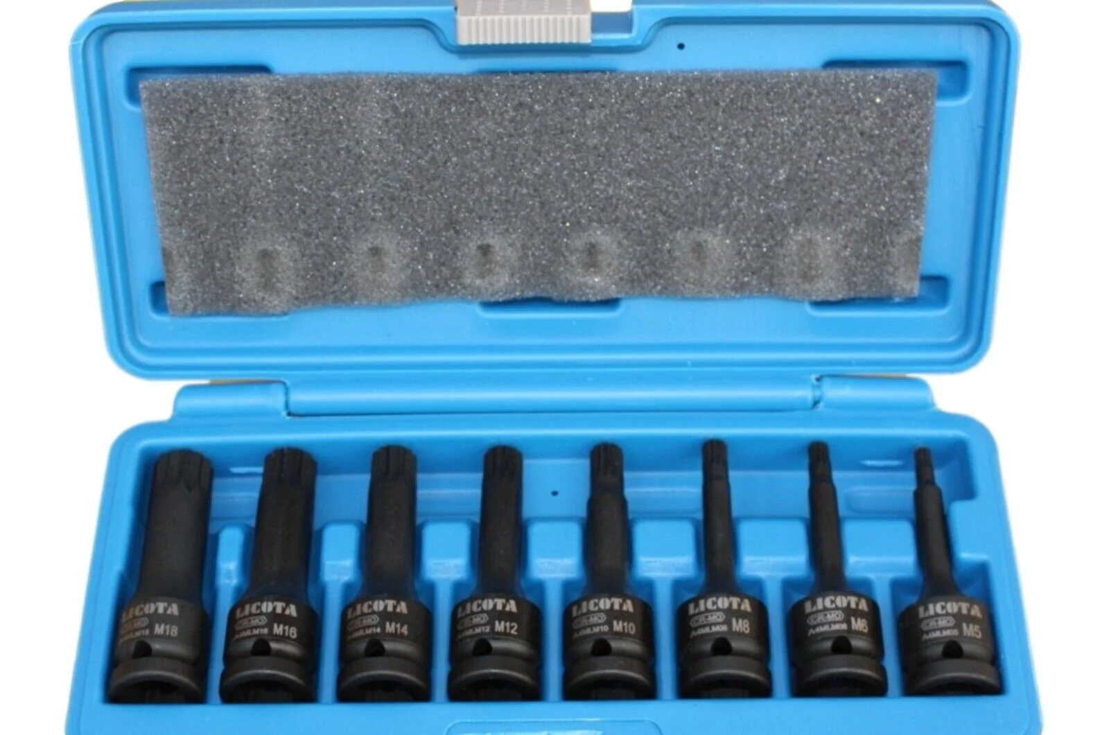 "Impact Socket Set 1/2 Inch, Spline M5-M18, 8-Piece image"
