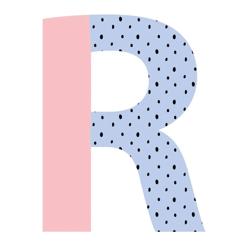 "Lilipinso Wall Sticker Happy letter r image"