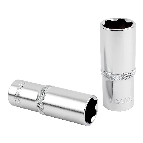 "17mm Superlock Socket, 1/2 Inch Drive, Deep Socket, CrV Steel image"