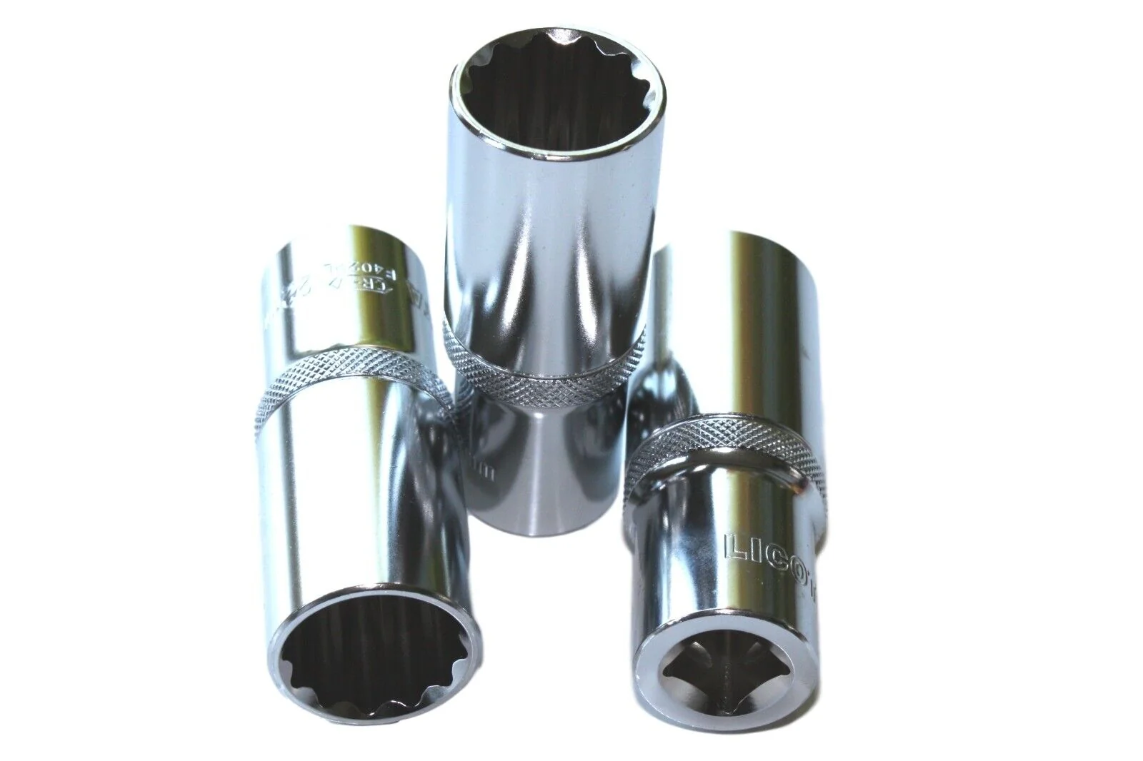 "24mm Socket 1/2 Inch Drive Deep Socket, 12 Point, CR-V Steel image"