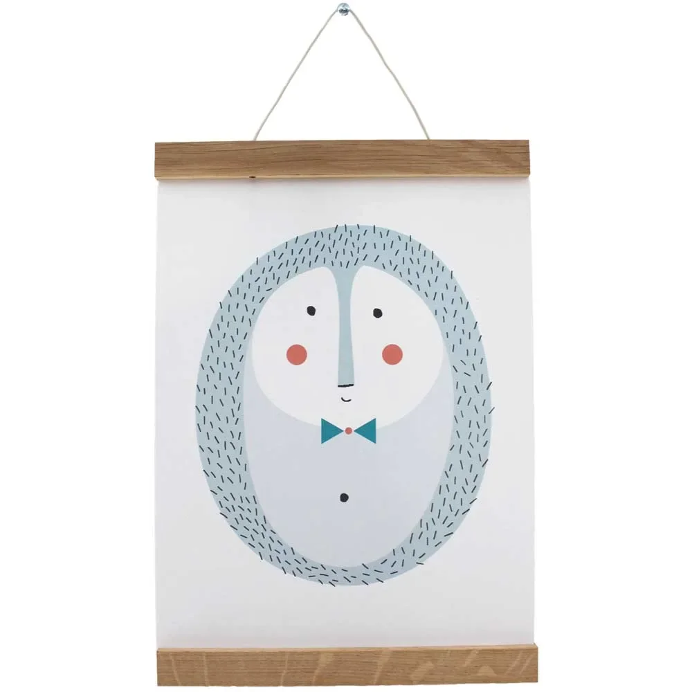 Ava & Yves Children's Poster Hedgehog
