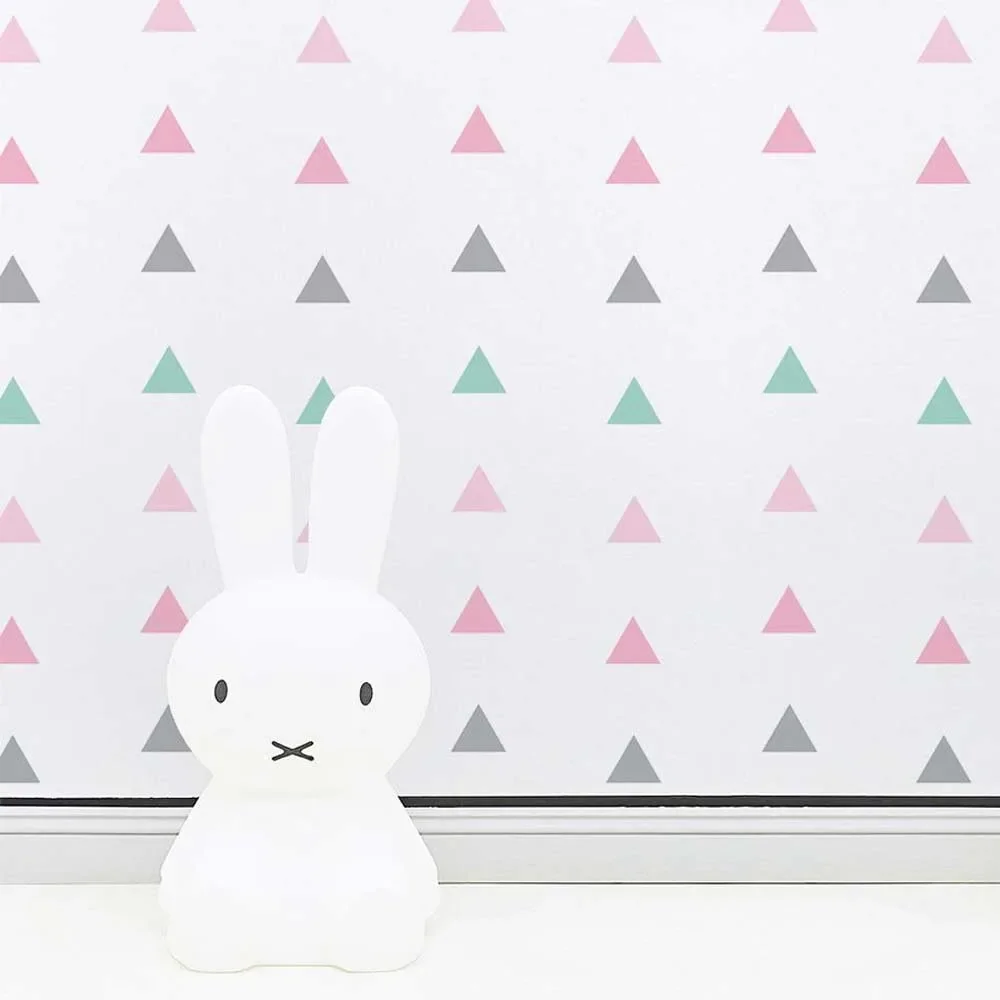 "Tresxics Wall sticker triangles mint pink gray image"