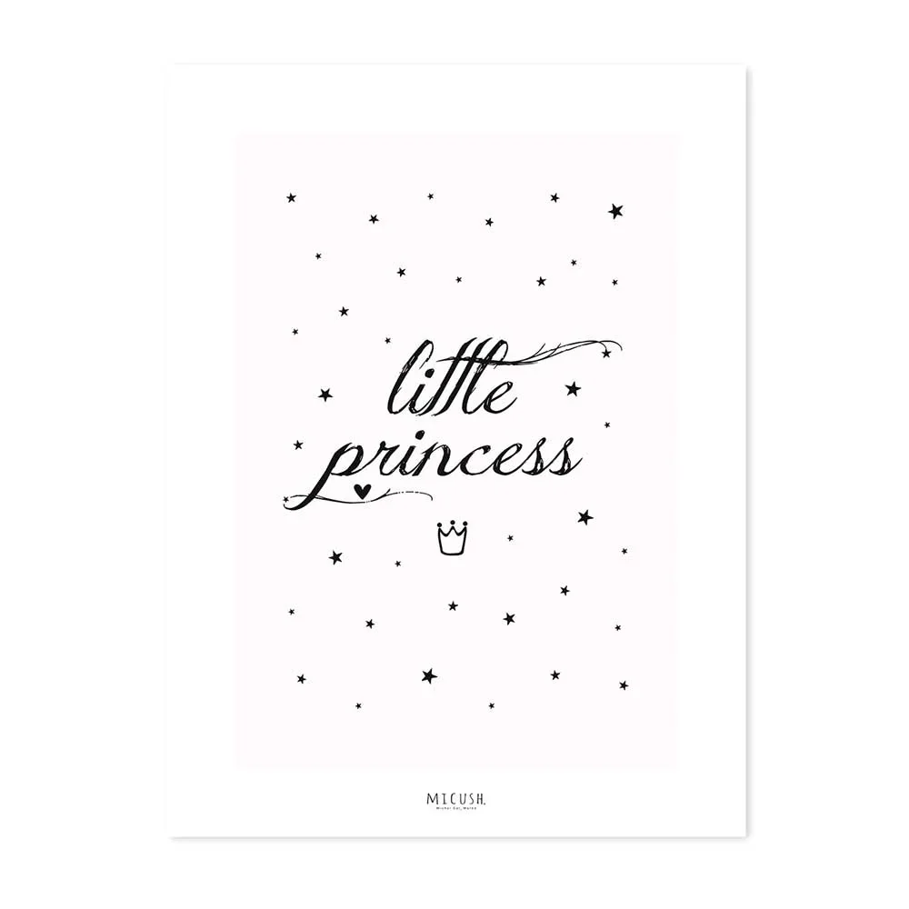 "Lilipinso poster saying Little Princess Rosa Schwarz image"