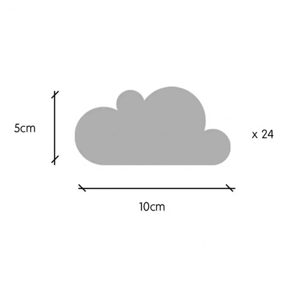 "Tresxics Wall Sticker clouds yellow image"