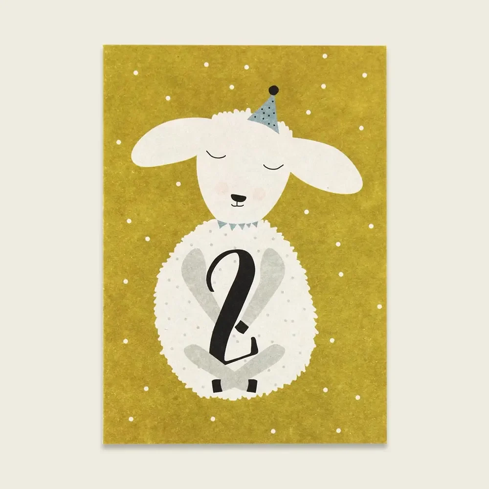 "Ava & Yves Postcard Lamm "2" image"