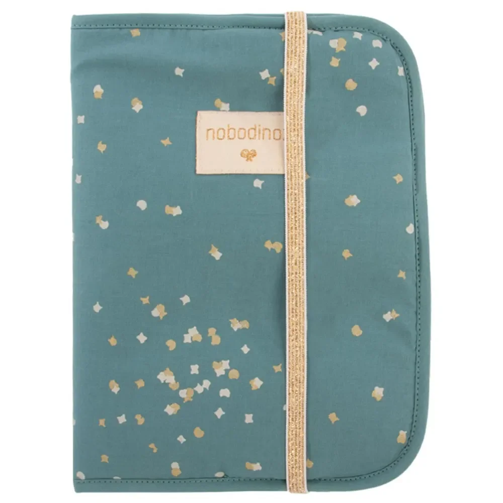 Nobodinoz U-Beft Shell "Poema" Golden Confetti Grün
