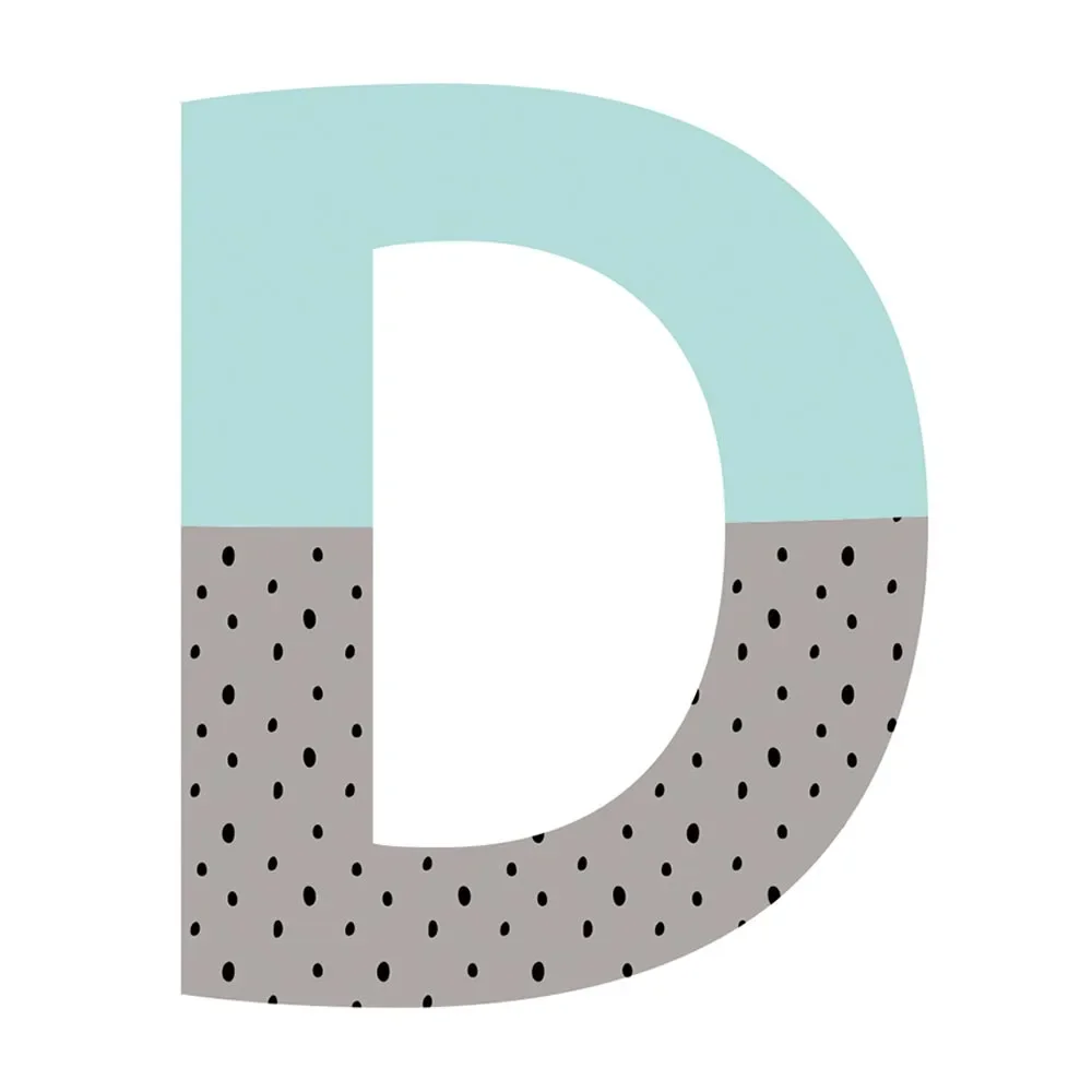 "Lilipinso Wall Sticker Happy letter D image"