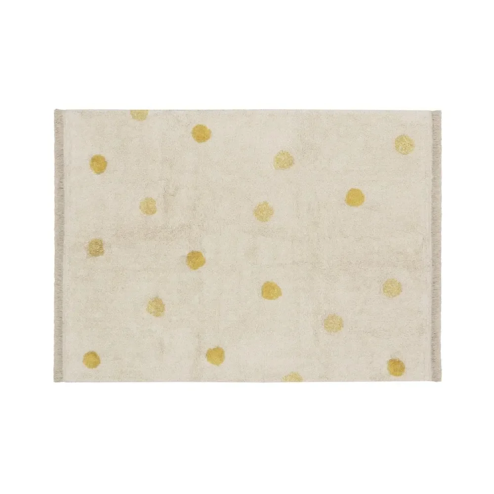 Lorena Canals washable carpet "Hippy Dots" honey