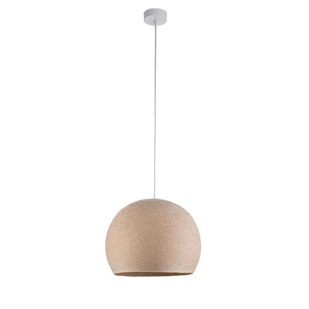 "Cousin Paul pendant lamp dome medium including the socket beige image"
