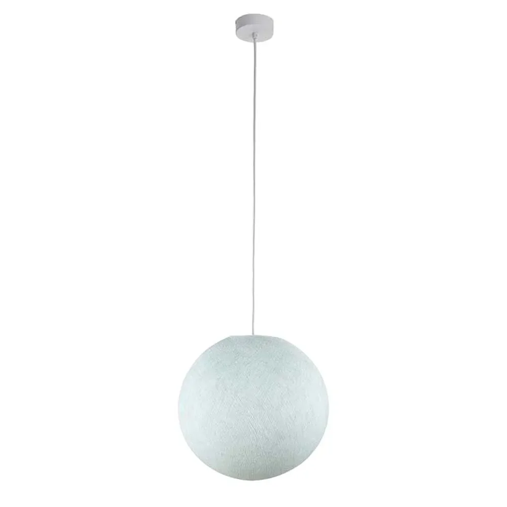 "Cousin Paul pendant lamp ball large including the frame light blue image"