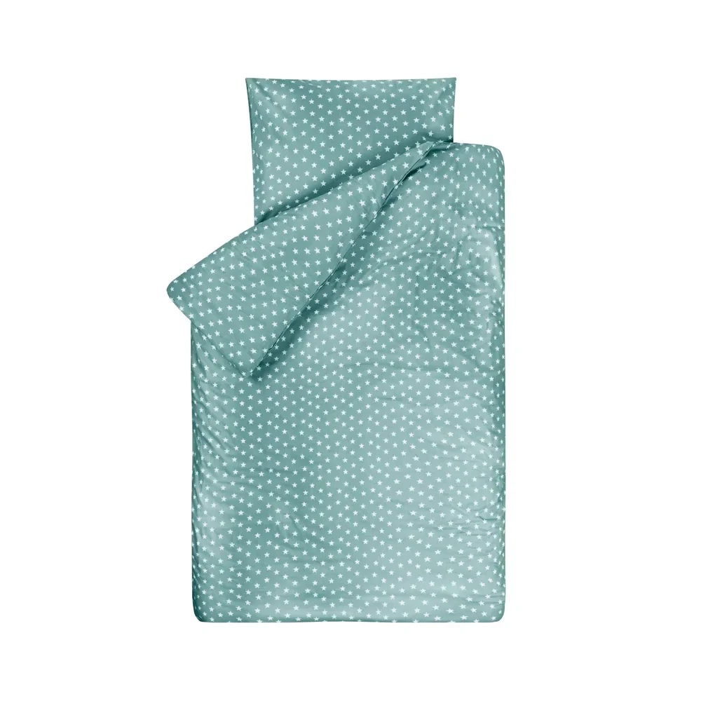 "Bink childrens Bedding stars mint 100 x 135 image"